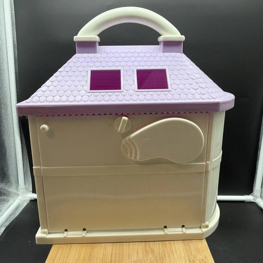 Vintage Blue-Box Toys Portable Dream House Doll House Only